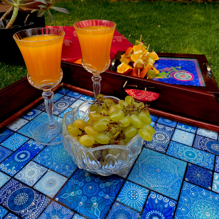 Moroccan butler trays - Summer Party Ideas
