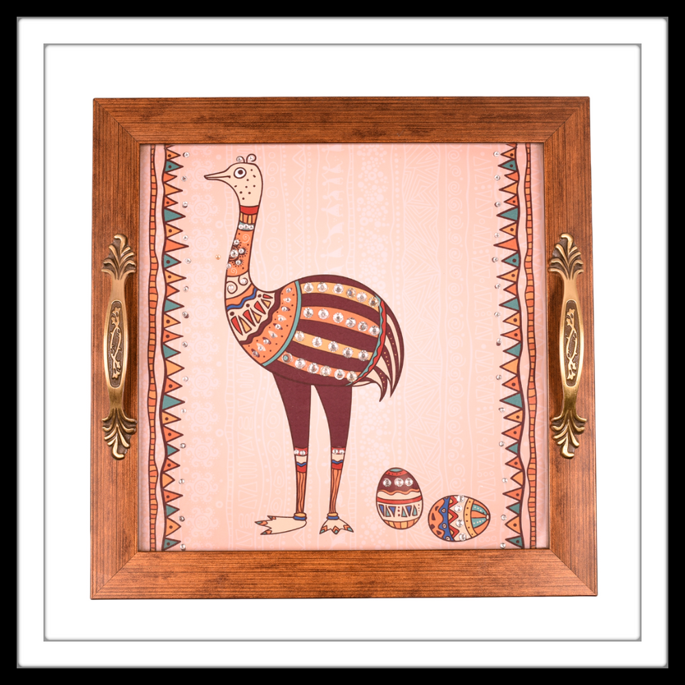 Ostrich Square Tray