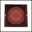 Red Mandala Square Tray