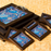 Blue Elephant Tray Set with Coasters