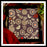 Birds on a Tree Black Square Tray