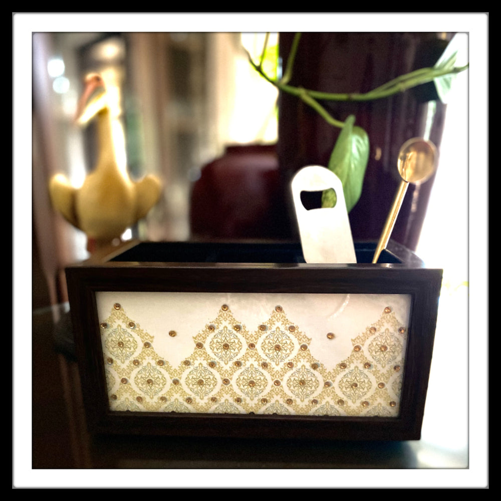 Mughal Green & Beige Organizer