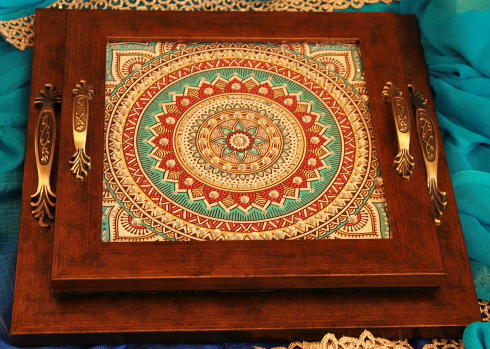 Anokhi Square Tray - Footprints Forever