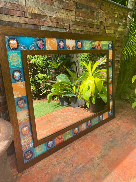 Owl Handmade Designer Mirror