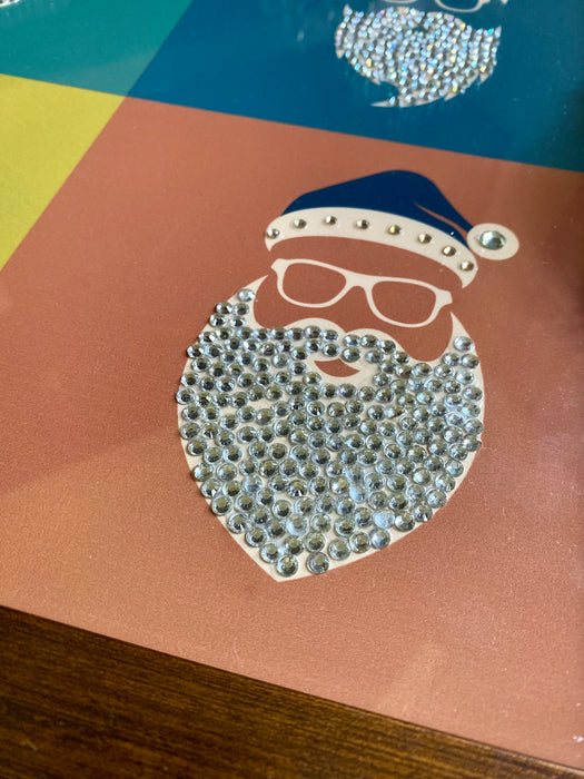 Funky Santa Square Tray