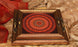 Red Mandala Tray Square Set - Footprints Forever