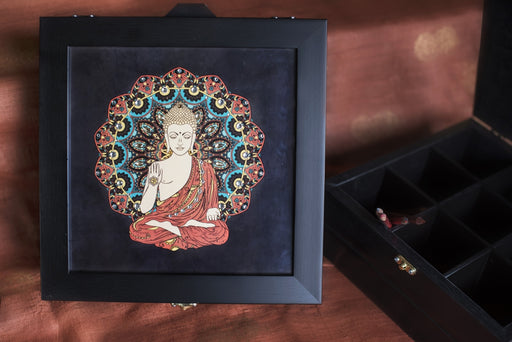 Large Buddha Multi-purpose Box - Footprints Forever