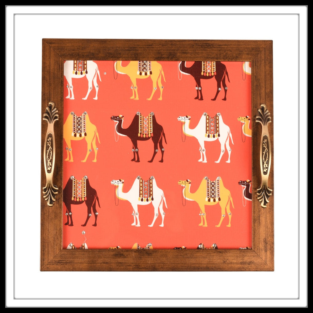 Square Camel Tray - Footprints Forever