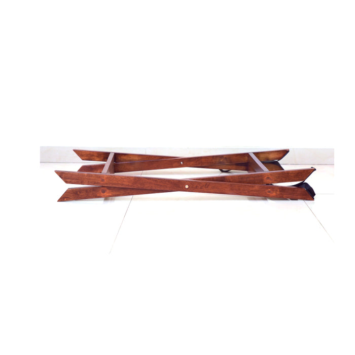 Peacock Butler Tray with Trestle Stand - Footprints Forever