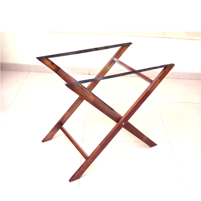 Peacock Butler Tray with Trestle Stand - Footprints Forever