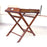 Peacock Butler Tray with Trestle Stand - Footprints Forever