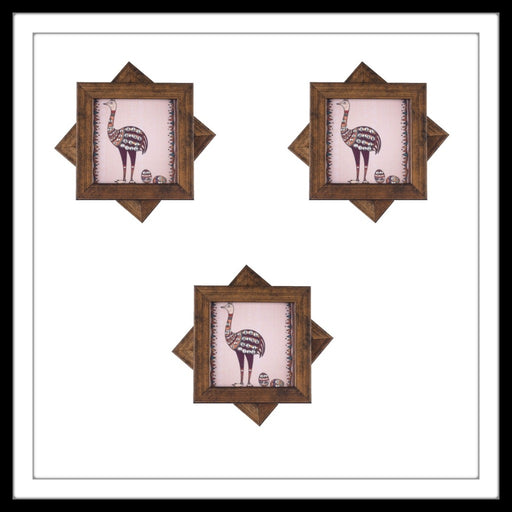 African Ostrich Coasters - Footprints Forever