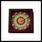 Purple Mandala Clock - Footprints Forever