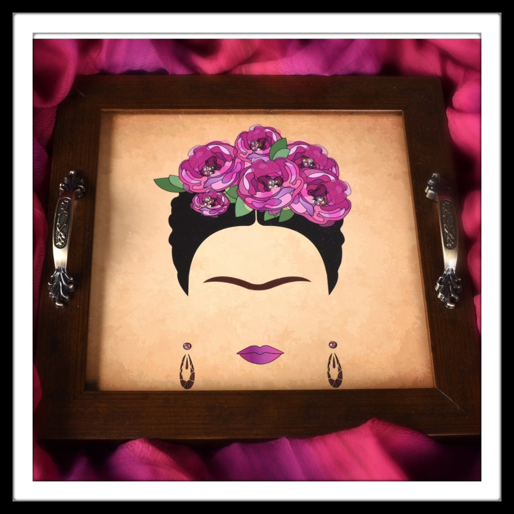 The Frida Square Tray - Footprints Forever
