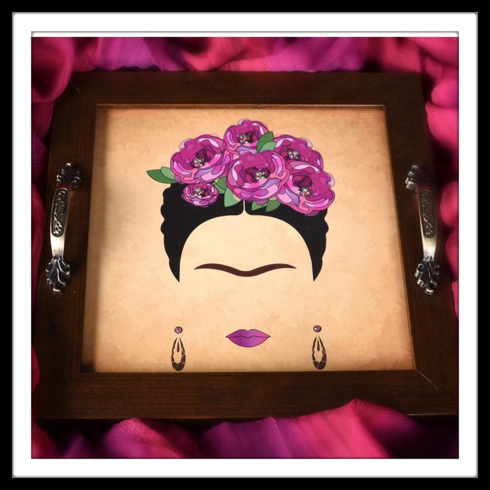 The Frida Square Tray - Footprints Forever