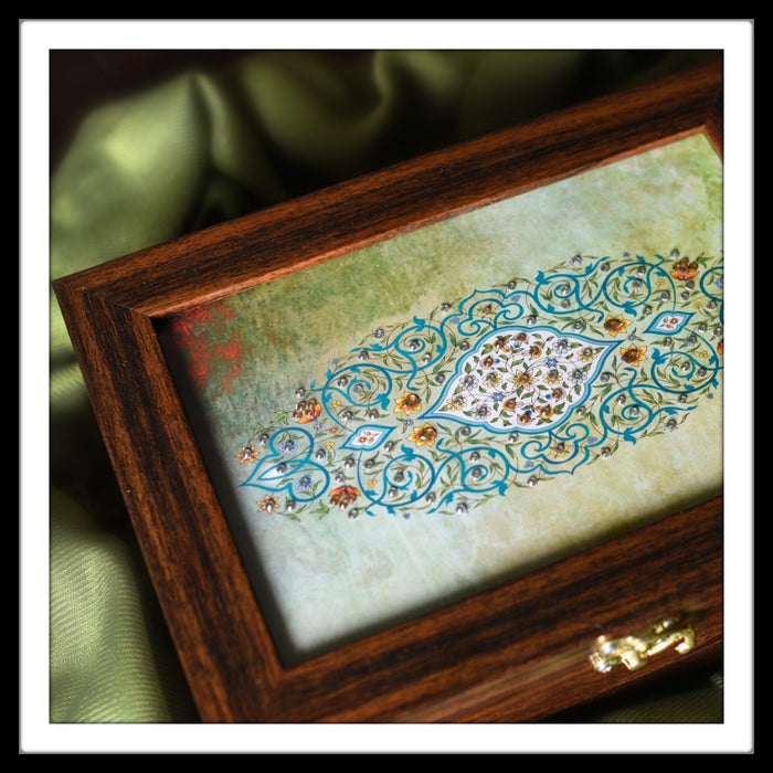 Green Mughal Multipurpose Box - Footprints Forever