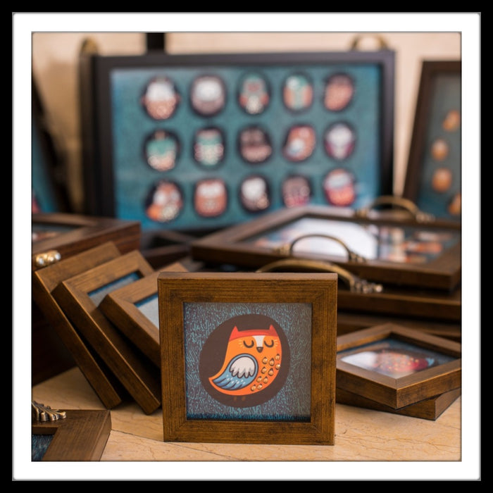 Bright Owl Coasters - Footprints Forever