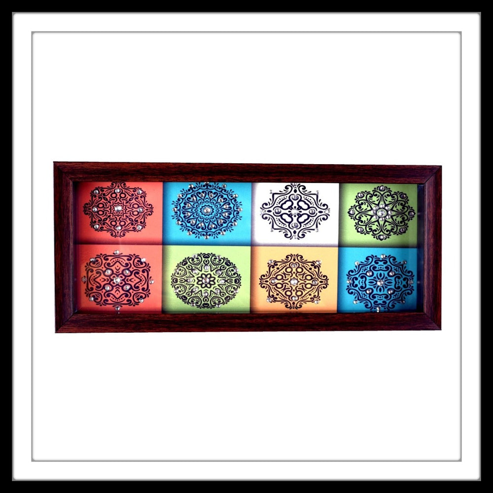 Oriental Mandala Motifs Box Tray - Footprints Forever