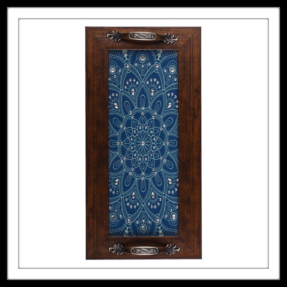 Olympic Blue Long Tray - Footprints Forever