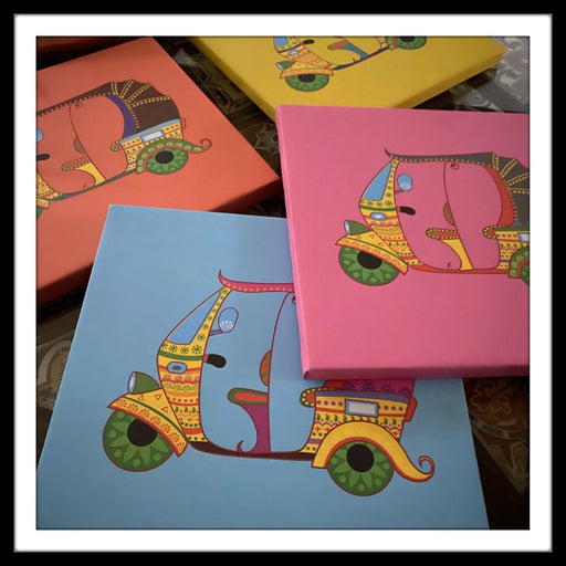 Tuk-Tuk Set of 4 Canvas Prints