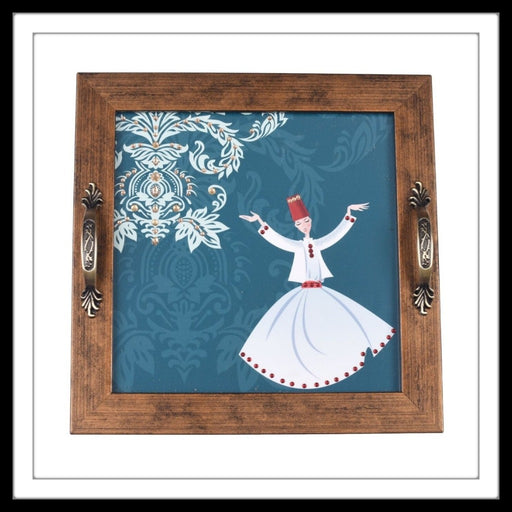 Dancing Dervishes Square Tray - Footprints Forever