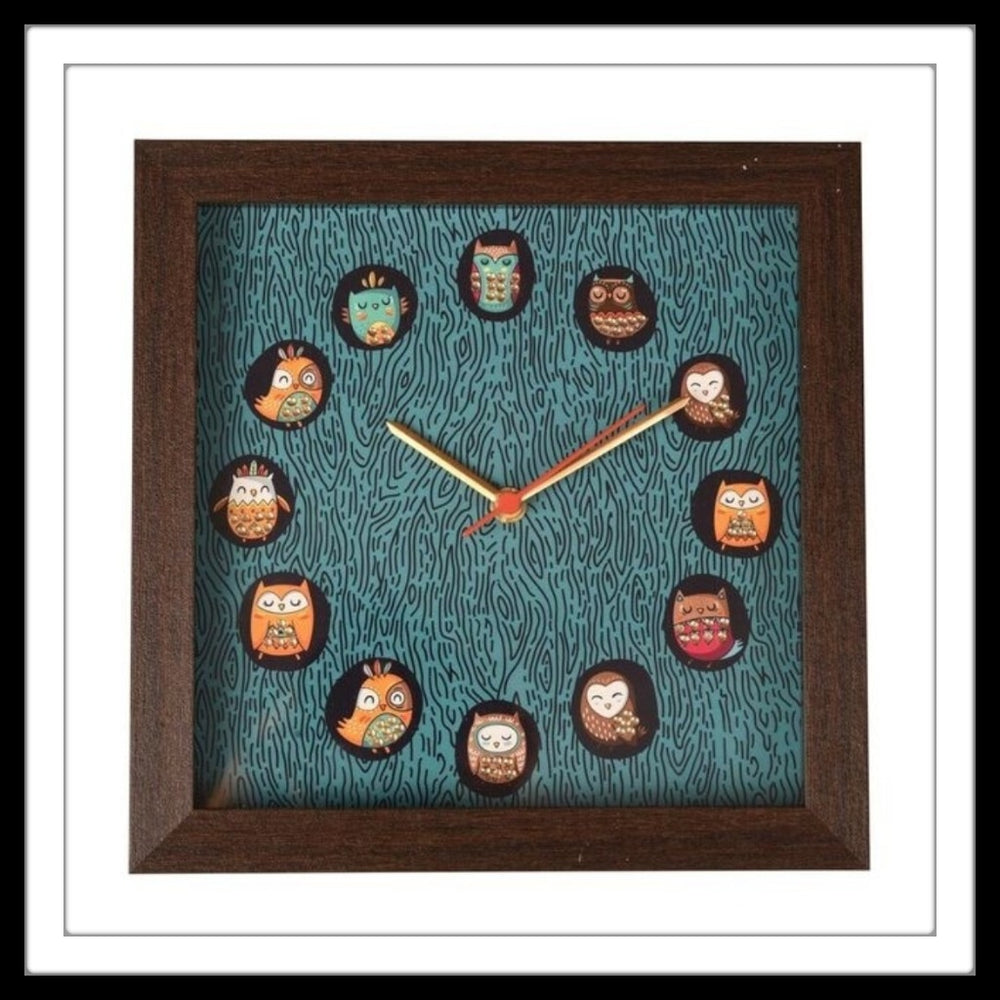 Owl Clock - Footprints Forever
