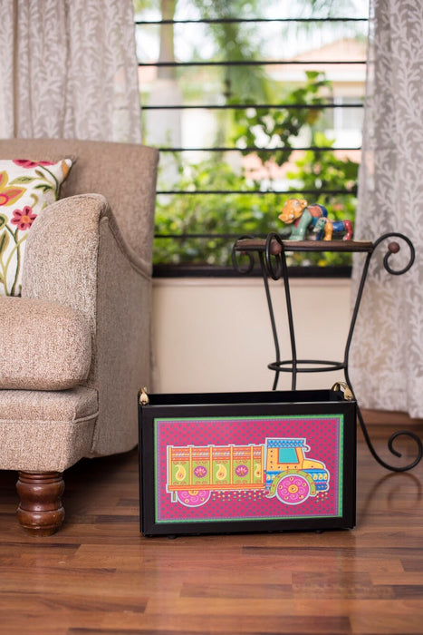 Pink Truck Magazine Rack - Footprints Forever