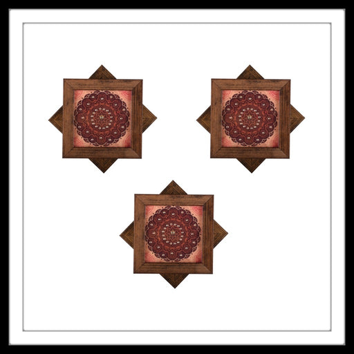 Rust Mandala Coasters - Footprints Forever